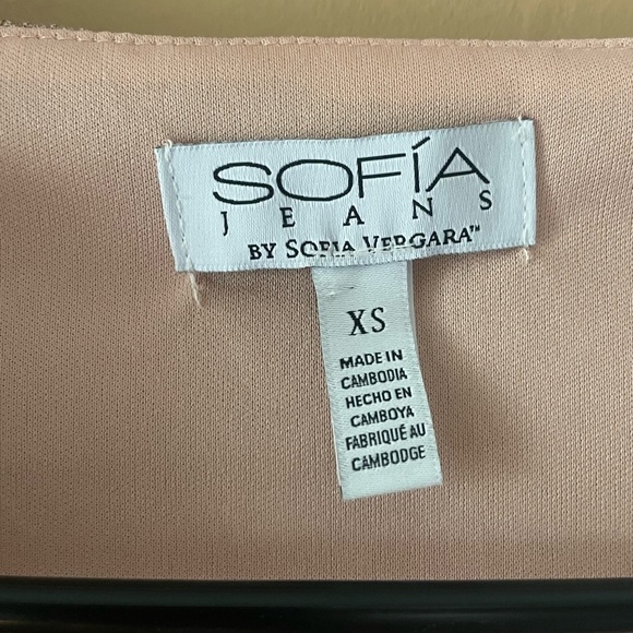 NWT Sparkle Blush Pink Blouse - Picture 4 of 5